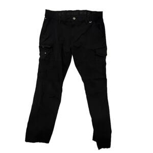 Projek Raw Classic Fit Black Cargo Pants Mens 38x28
